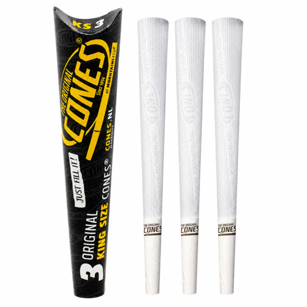 3 King Size Cones von The Original Cones mit 11cm Länge