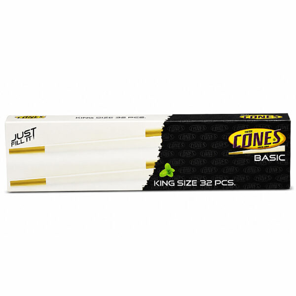 32 Original Cones vorgerollt King Size in Basic-Box