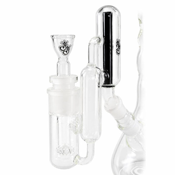 90 Grad Vorkühler „Satisfaction“ 18,8mm für Erlenmeyerkolben-Bongs
