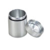 Wasserdichte Aluminium-Aufbewahrungsdose Silber Ø 34mm x 46mm mit Dichtungsring