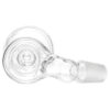 Aschefänger Kopf 14,5mm von oben aus Borosilikatglas