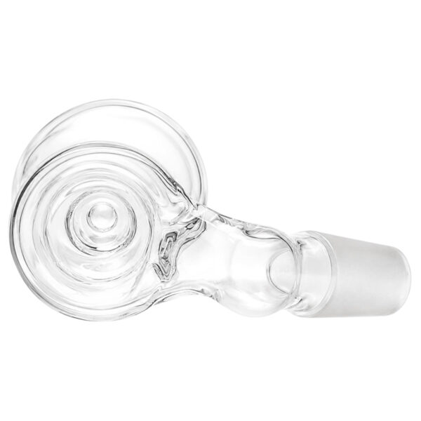 Aschefänger Kopf 14,5mm von oben aus Borosilikatglas