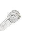 Bong Chillum Bright Purple Rainbow 24 auf 18,8mm mit Diffusor aus Glas