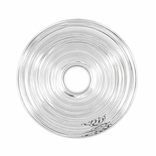 Bong Kopf 14,5mm massiv von oben mit großem Durchlass aus Borosilikatglas