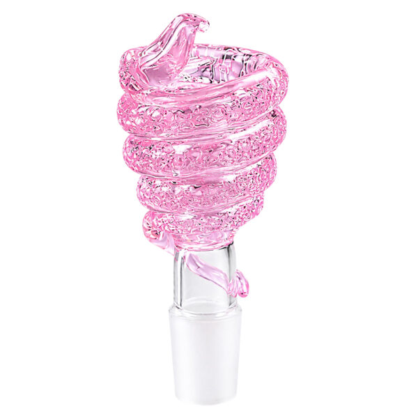 Bong Kopf Schlange 18,8mm pink