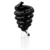 Bong Kopf Schlange 18,8mm schwarz
