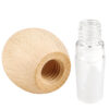 Bong kopf aus holz 14,5mm zerlegbar mit Borosilikatglas-Schliff