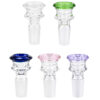 Bong Kopf klein mit 6mm Durchlass aus dickem Borosilikatglas