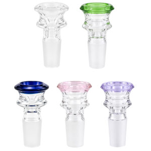 Bong Kopf klein mit 6mm Durchlass aus dickem Borosilikatglas