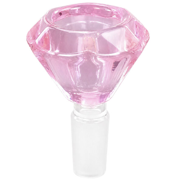 Bongkopf in Diamantform 14,5mm in Pink