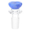 Buntes Köpfchen Jade Blue 18,8mm aus Borosilikatglas