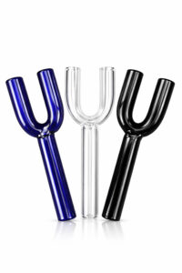 Doppelziehröhrchen aus Glas in verschiedenen Farben