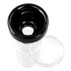 Farbiges dickwandiges Köpfchen 18,8mm aus Borosilikatglas von oben
