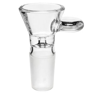 Flutschkopf mit breitem Griff 18,8mm aus Borosilikatglas
