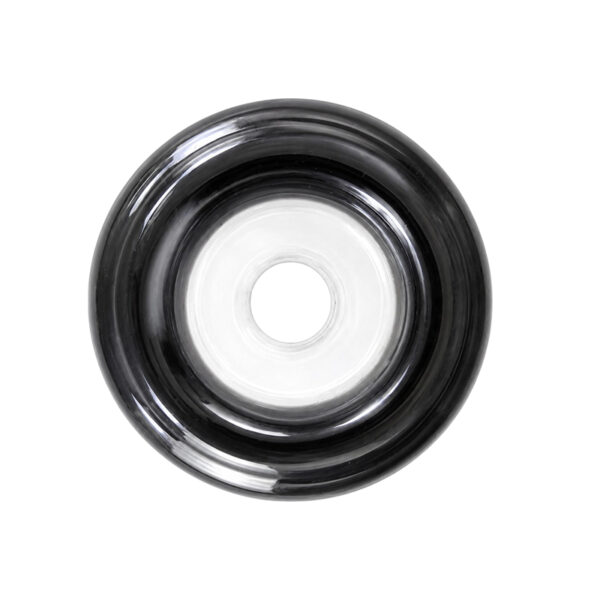 Funnel Bongkopf 18,8mm von oben mit farbigem Rand und 7mm Durchlass