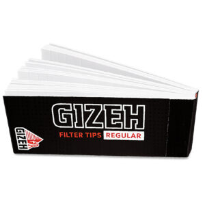 Gizeh Filtertips Regular, 26x60mm, vorperforiert, mit 35 Blatt pro Heftchen zum einfachen Eindrehen