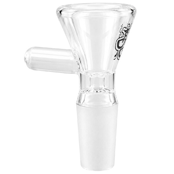 Glas Flutschkopf 14,5mm mit Griff aus Borosilikatglas