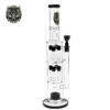 Große Bong V8 45cm Rückansicht mit 8 Percolatoren