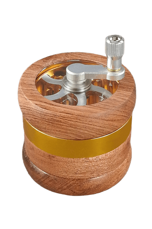 Holzkurbelgrinder GRN21044 Gold