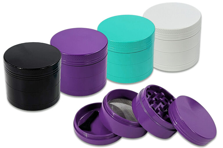 Keramik Grinder Ø50 mm – 4-teilig, antihaftend, aus Aluminium