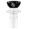 Kleiner farbiger Bongkopf 18,8mm schwarz