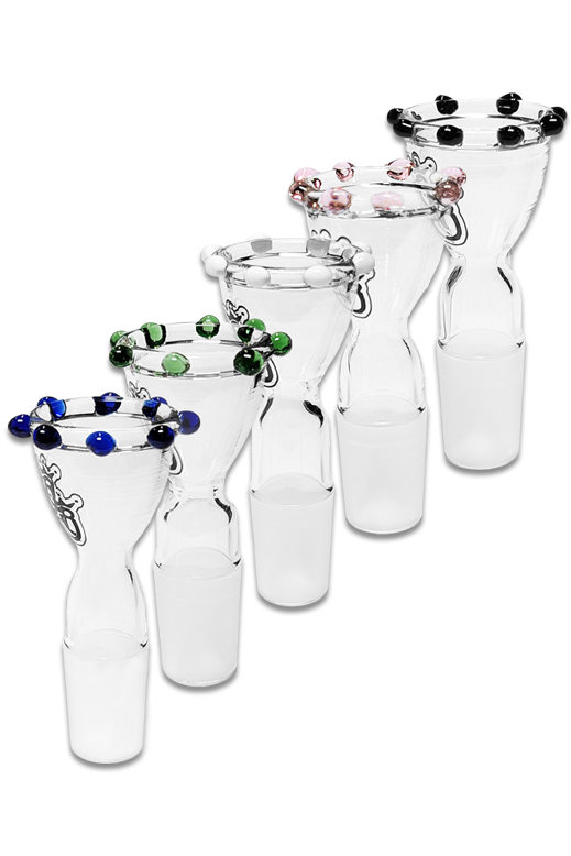 Kronenkopf Bongköpfe Jelly Joker – verschiedene Farben, 18,8 mm Schliff