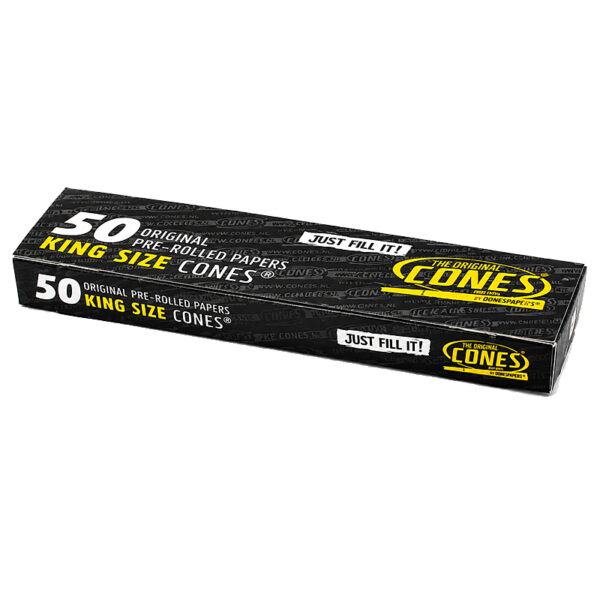 Original vorgedrehte Cones 50 Stueck King Size seitlich