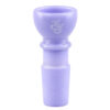 Pastellfarbener Bongkopf Milky Purple 18,8mm mit 7mm Durchlass
