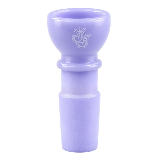 Pastellfarbener Bongkopf Milky Purple 18,8mm mit 7mm Durchlass