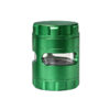 Premium Grinder Ø50mm Grün – 5-teilig mit Sichtfenster