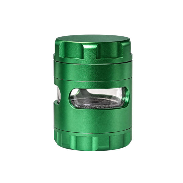 Premium Grinder Ø50mm Grün – 5-teilig mit Sichtfenster