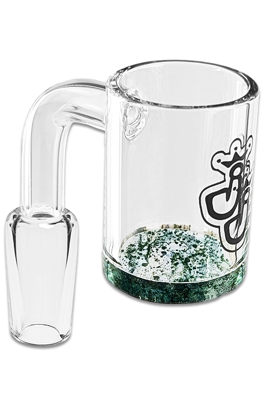 Quarzbanger kaufen – 18 mm female aus Quarzglas mit Einschmelzung