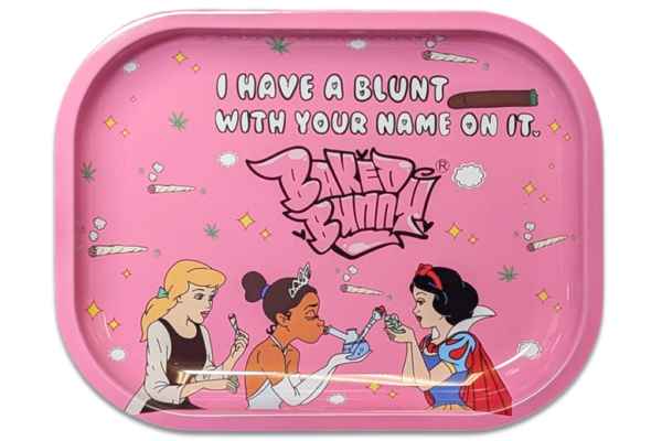 Rolling Tray Pink Baked Bunny