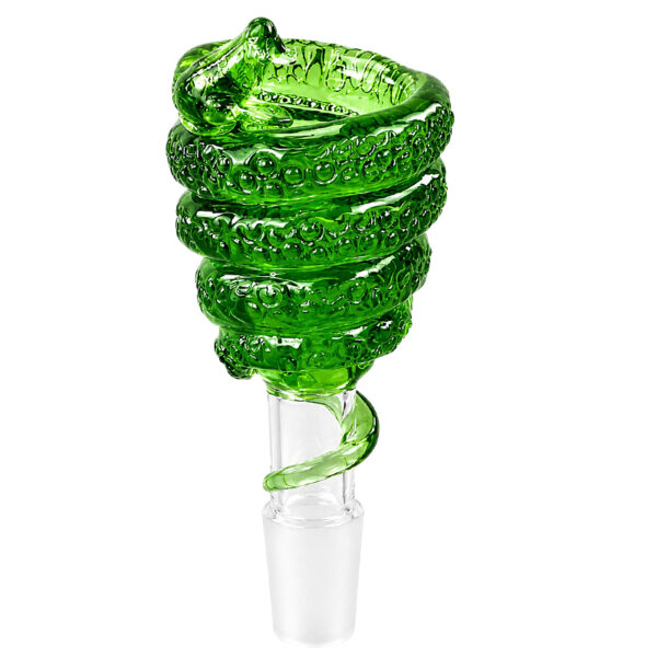 Schlangen Kopf Bong 14,5mm grün