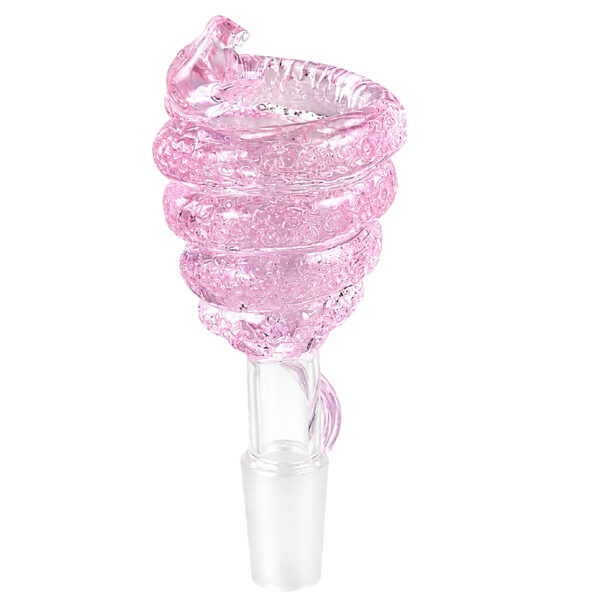 Schlangen Kopf Bong 14,5mm pink