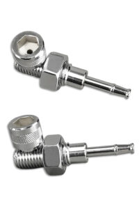Schrauben-Handpfeife aus Stahl 8cm im Schraubendesign – zerlegbar, ohne Siebchen