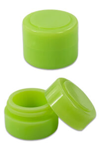 Grüne 2-ml Silikonöldose fürs Dabbing, 22 × 17 mm