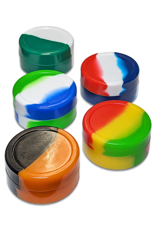 Silikonöldose Dabbing 22 ml, 55 × 28 mm, farbig sortiert