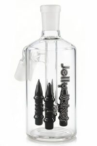 Vorkühler Stinger-14 aus Borosilikatglas mit 2x14,5mm Schliff und Stabperkolatoren