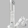 Twobelly Bong Clear aus Glas, 30cm Eisbong mit Kickloch und 14,5er Schliff