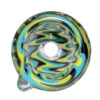 Wig Wag Glasdesign Bongkopf Yellow Swirl 18,8mm Draufsicht