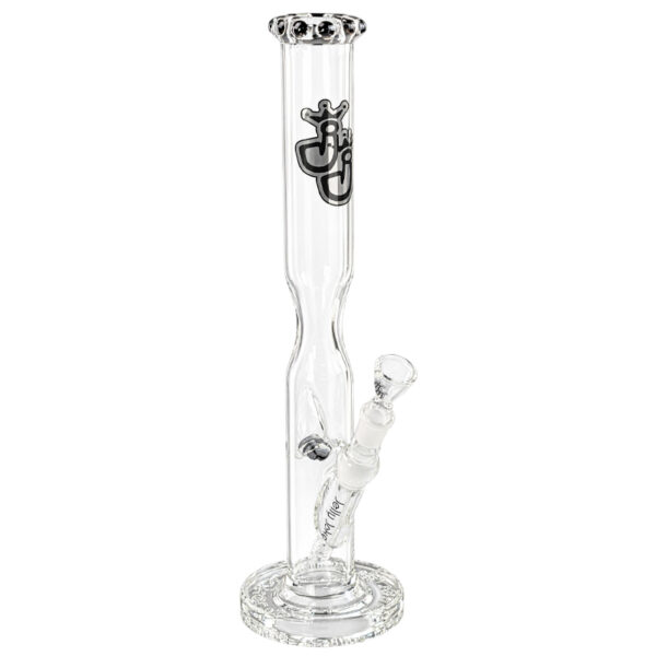 Black Pearl Bong – 45cm – 7mm Borosilikatglas – 20mm Panzerfuß 1 Black Pearl Bong von Jelly Joker mit 45cm Höhe und 7mm Borosilikatglas