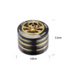 Bling Bling Grinder Ø50mm aus Metall mit Skull Design Maße 4,8cm x 3,5cm