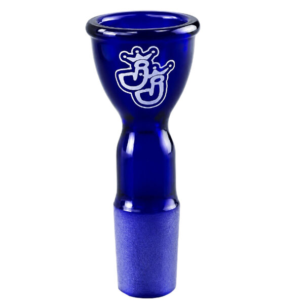 Bongkopf K1 18,8mm blau aus Borosilikatglas