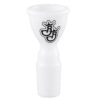 Bongkopf K1 18,8mm weiß aus Borosilikatglas