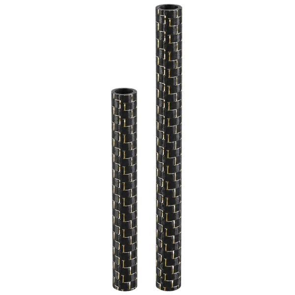 Carbon Ziehröhrchen glänzend – 7cm oder 11cm 2 Carbon Ziehröhrchen in 7cm und 11cm Länge