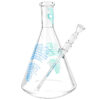 Dancing Bong kippsicher mit 40cm Höhe und 5mm Borosilikatglas