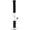 Doppel Perkolator Bong „Zirkon“ 54cm aus 5mm Borosilikatglas – Rückansicht