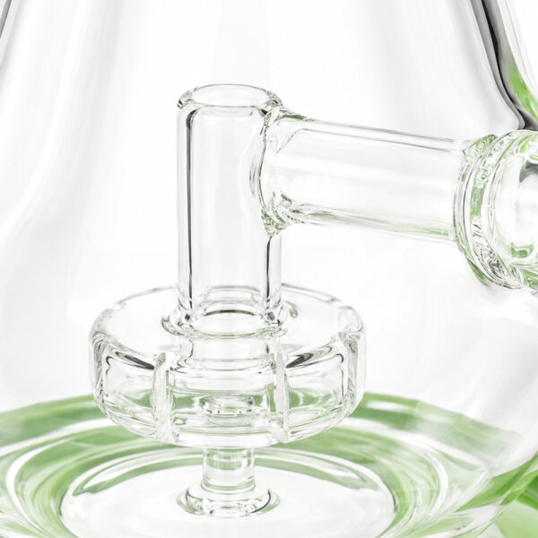 Doppelkammer Bong „Randy“ – 25cm aus 5mm Borosilikatglas 4 Wheelperkolator der Doppelkammer Bong „Randy“ aus 5mm Borosilikatglas