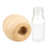 Gerillter Bongkopf aus Holz zerlegt mit 18,8mm Glasschliff